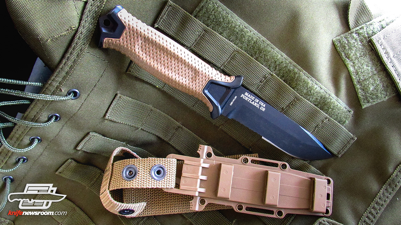 9 Tactical Knife FIXED BLADE KNIFE w/ Kydex Sheath Coyote Brown Survival  Knife