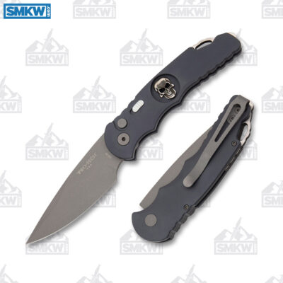 New SMKW Exclusive Protech TR-5.7 Skull In Gunsmoke Gray – Knife Newsroom